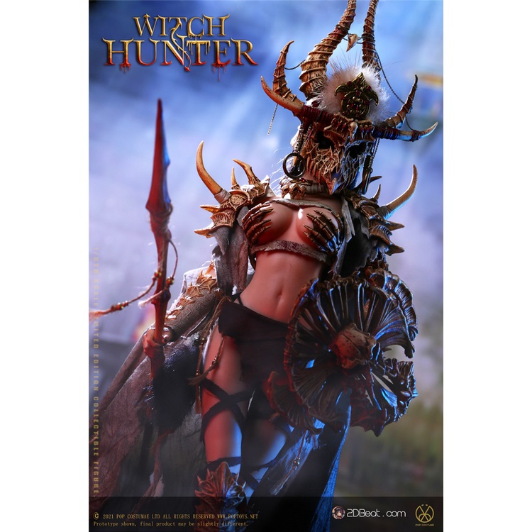 Mô hình figure 1/6 Bloody Shaman Aphaia Black Shaman chính hãng POPTOYS