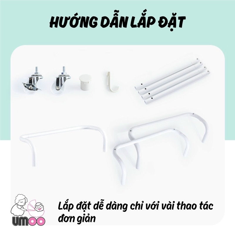Kệ đa năng 3 tầng umoo chính hãng