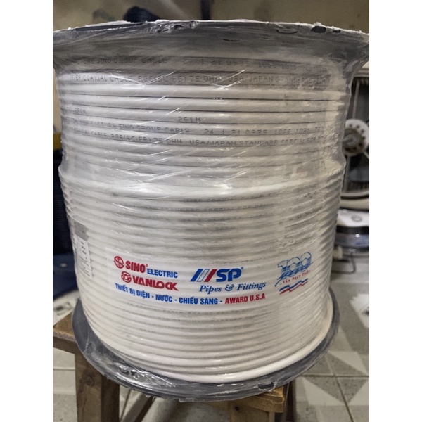 Dây Cab Đồng Trục RG6 Chất Lượng Cao, Lõi Chống Nhiễu Chuẩn,Độ Bền Cao
