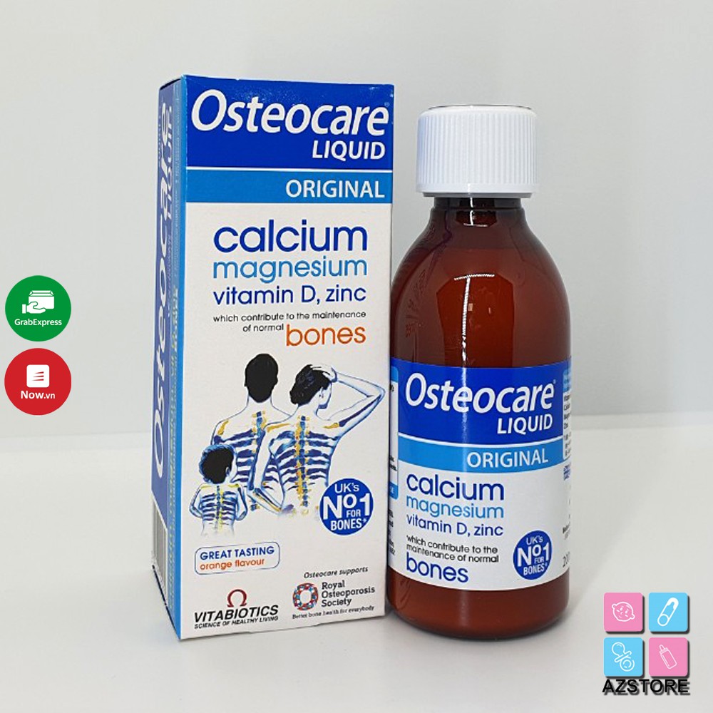 Canxi nước Osteocare Liquid 200ml - Osteocare Calcium Magnesium VitaminD Zinc