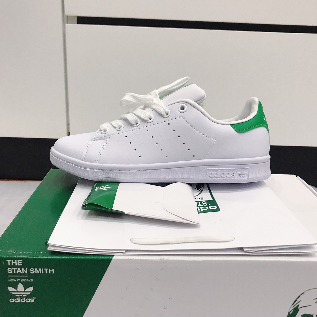 Giày stan smith nam nữ mới về, Giày ADlDAS stan gót xanh