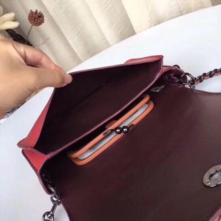 🆘RẺ VÔ ĐỊCH🆘Túi Coach hoa trà mini đỏ hồng