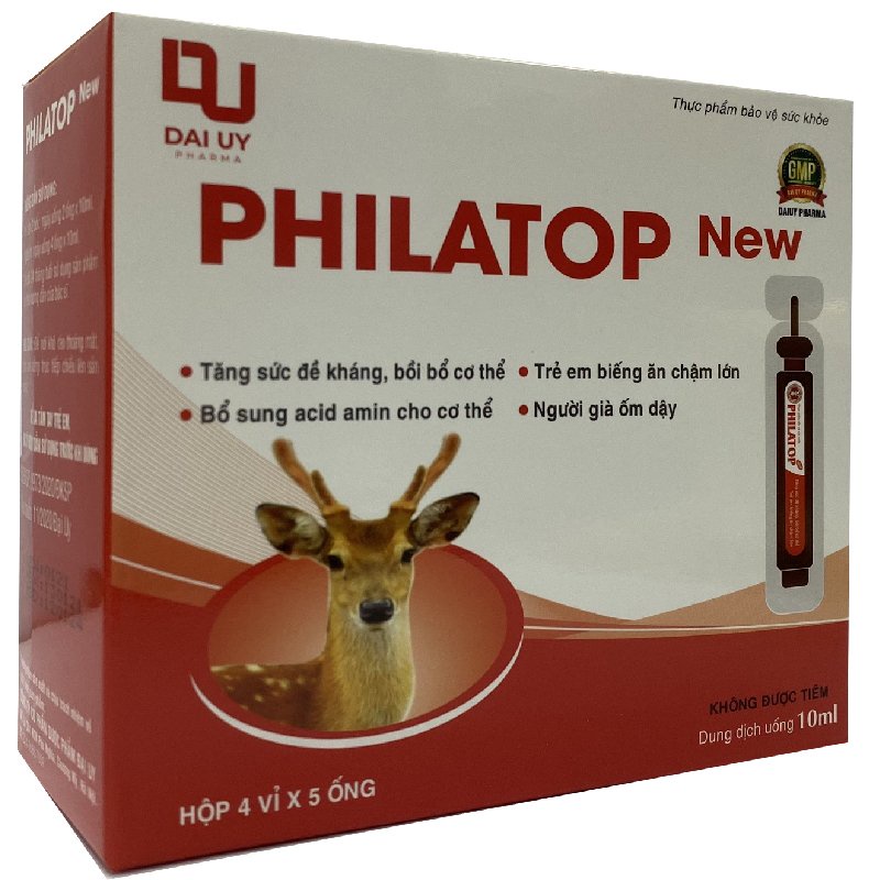 Philatop ống nhựa Đại Uy (hộp 20 ống)