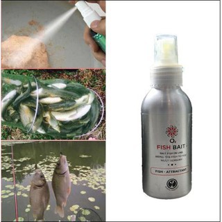 [Siêu nhạy] Bình xịt dụ cá Fish Bait, chất dụ mồi câu siêu hút cá, dung dịch tạo mùi thu hút cả đàn cá 5.0