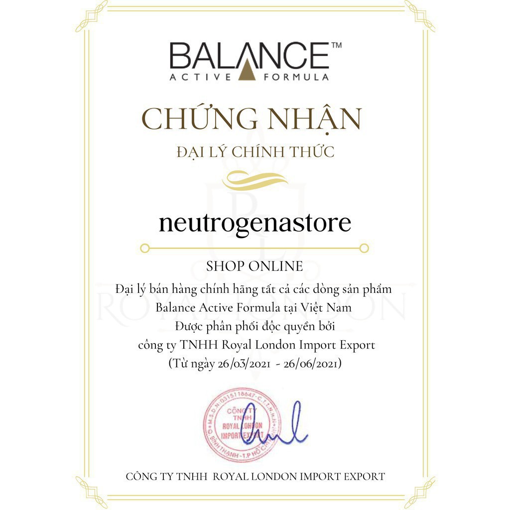 Serum Balance [Hot New-Hàng Auth] Tinh Chất mờ thâm sau mụn Vitamin C Balance Active Formula 30ml