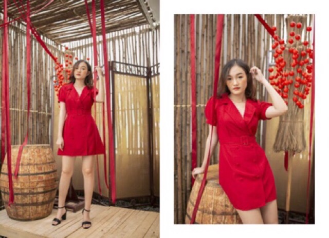 Đầm sơ mi cổ vest | BigBuy360 - bigbuy360.vn