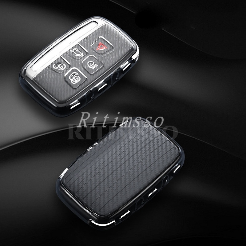 Tpu Vỏ Bọc Chìa Khóa Điều Khiển Từ Xa Cho XE Hơi Land Rover Range Rover Evoque Sport Freelander Discovery Velar for Jaguar XE XF XJ