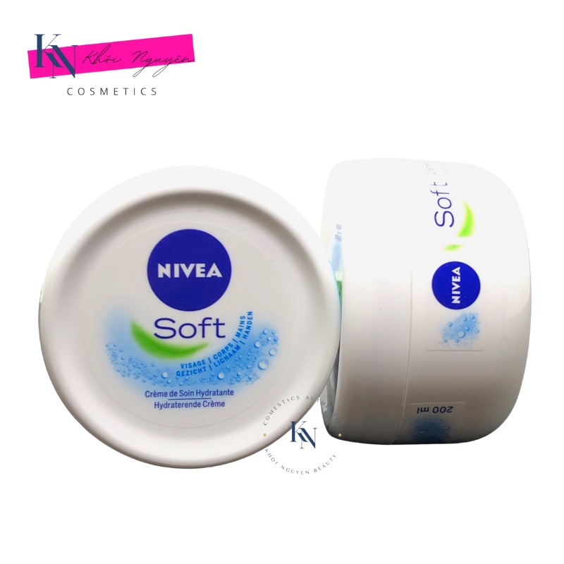 Kem Dưỡng Ẩm NIVEA Soft Crème Kem Dưỡng Làm Mềm Da Đức Hũ 200ml