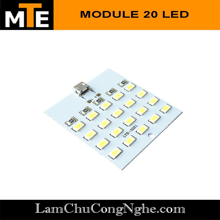 Module 20 bóng LED siêu sáng nguồn micro USB | WebRaoVat - webraovat.net.vn