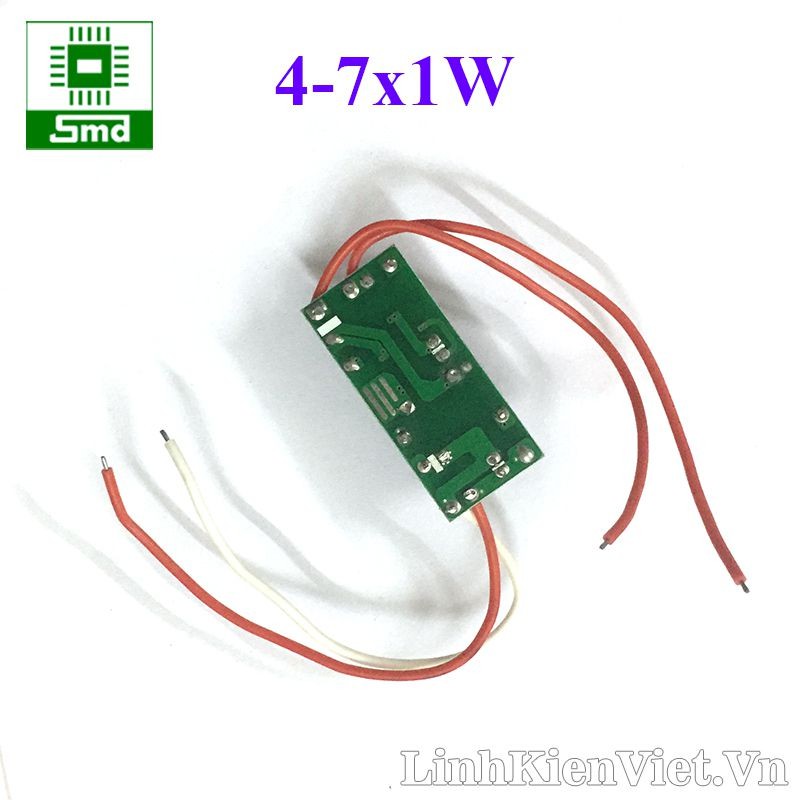 4-7x1W Led driver 220V (AC-DC)