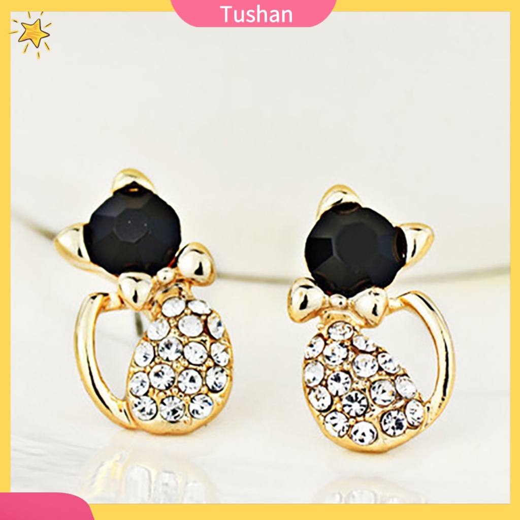 Khuyên tai nữ hình chú mèo đáng yêu