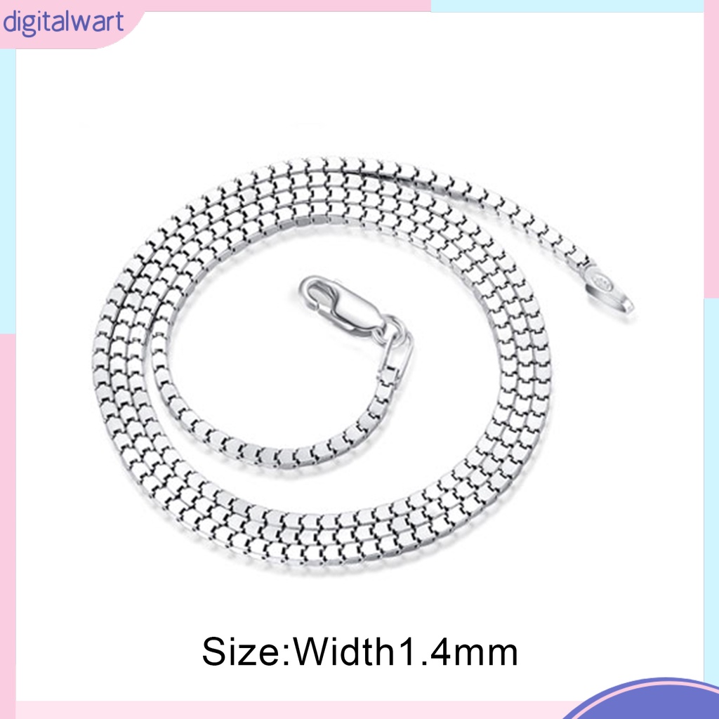 Vòng cổ bạc 925 thiết kế đơn giản có móc khóa sang trọng dành cho nữ