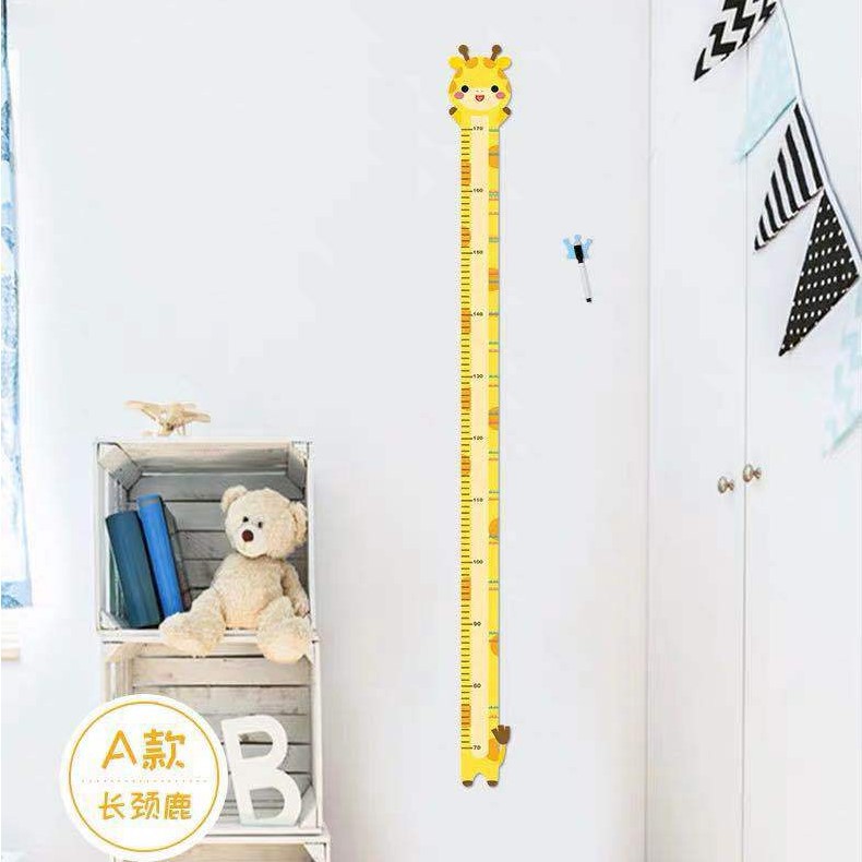 Thước đo chiều cao dán tường cho bé chất liệu PP cao cấp