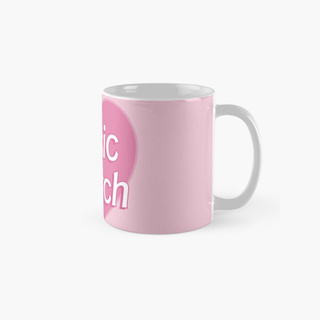 Cốc sứ in hình - Basic Bitch Pink - MS 1516
