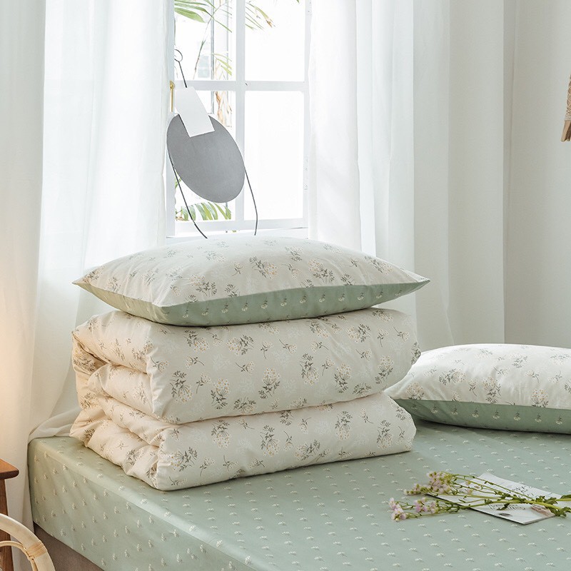 [Chi tiết] Chăn Ga Gối Cotton Living "CÚC NHÍ BE" 4 MÓN | BigBuy360 - bigbuy360.vn