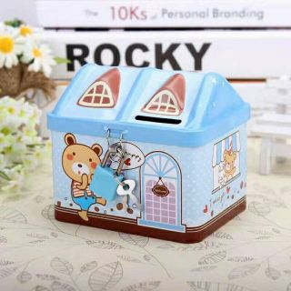Két Sắt Mini HÌnh Ngôi Nhà Cho Bé Yêu.