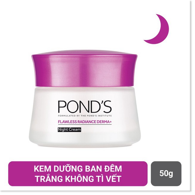 [Mã chiết khấu giảm giá sỉ mỹ phẩm chính hãng] POND'S Kem Trắng Da Không Tì Vết Ban Đêm 50G