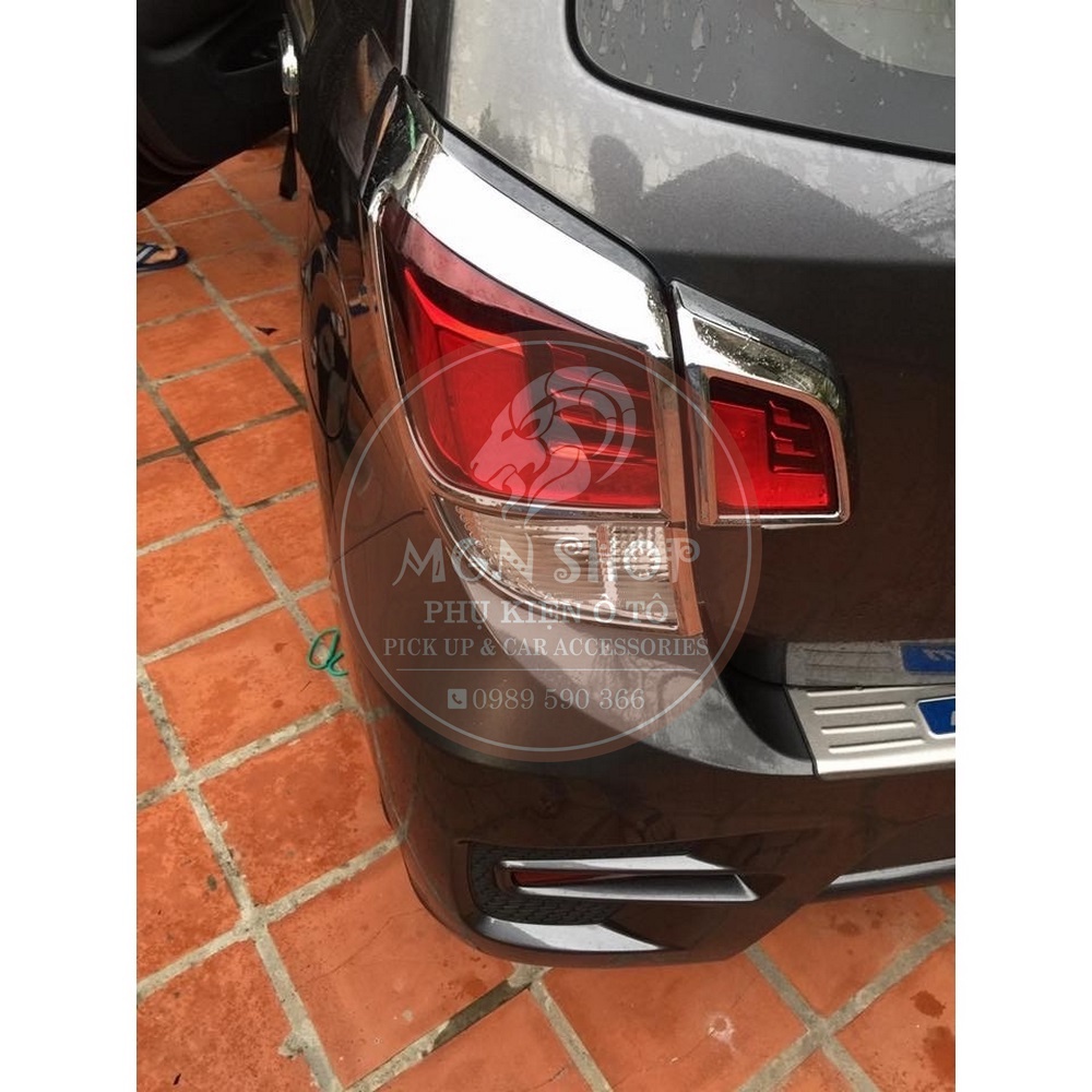 [Ốp đèn hậu] [Toyota Wigo 2018 - 2021] [màu bạc]