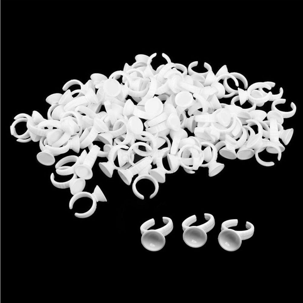 Set 50 Vòng Giá Đỡ Mực Xăm Lông Mi Tiện Dụng