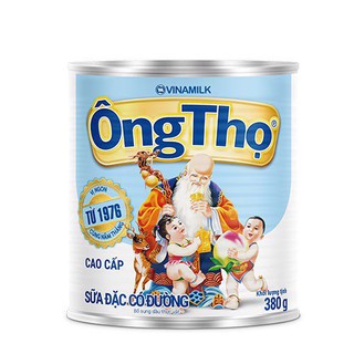 Mẫu mới_ Sữa Đặc Ông Thọ Nhãn Xanh 380g.