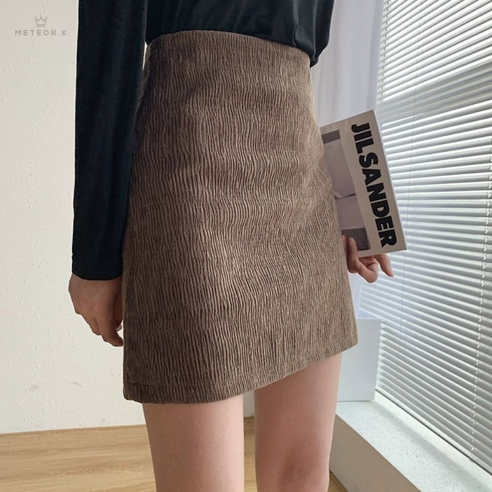 Chân Váy Chữ A Lưng Cao Phong Cách Hàn Quốc Xinh Xắn Cho Nữ | BigBuy360 - bigbuy360.vn
