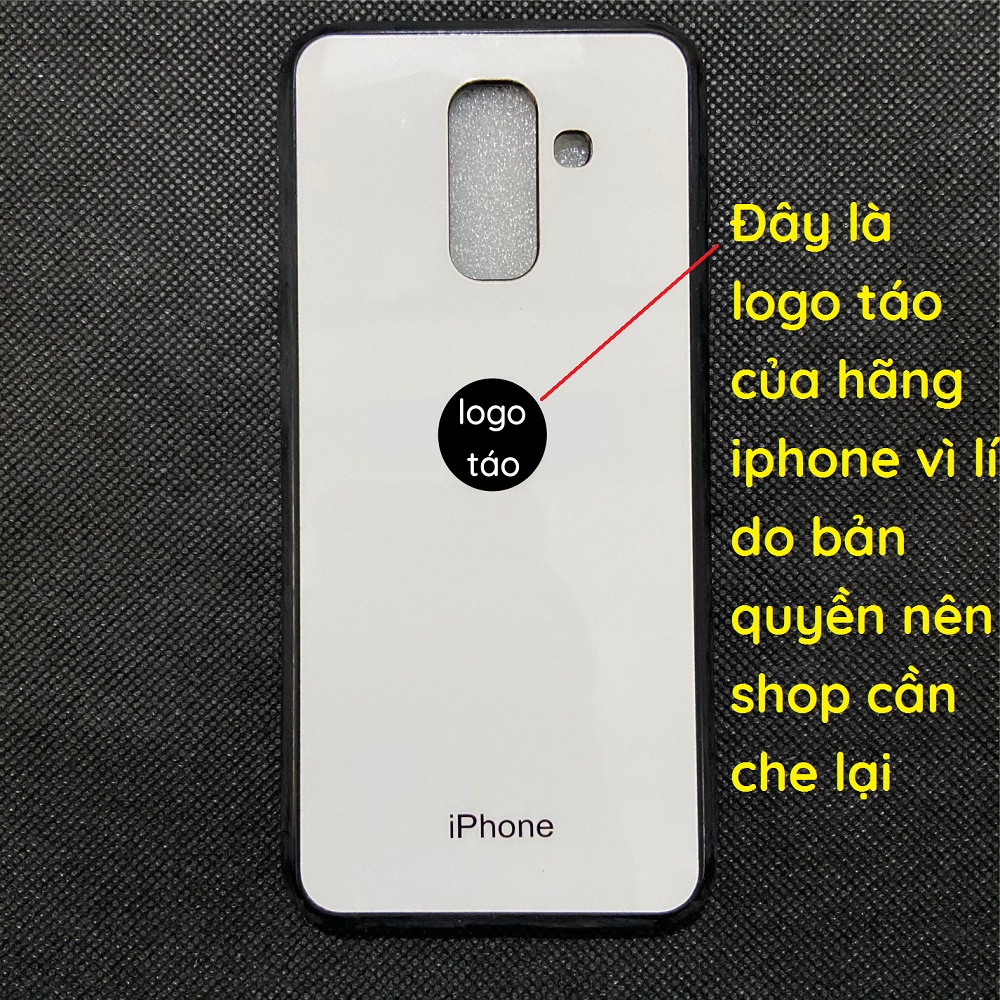 Ốp lưng Samsung J8 / a6+ (a6 plus) / A8 2018 / A8 plus / a8 star giả I.p.h.o.n.e mặt lưng ép nano chống bể