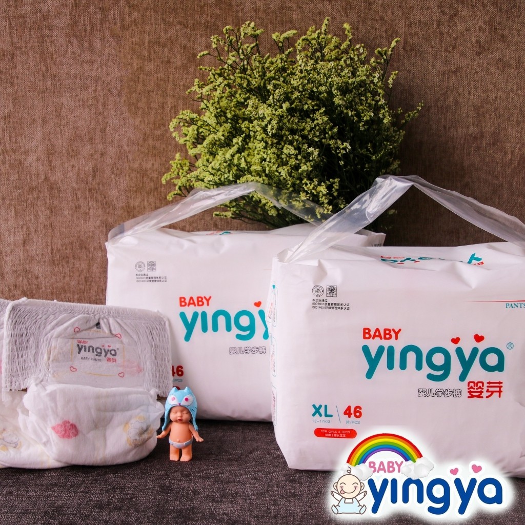 [Mua 1 được 3] Tã/Bỉm quần Yingya nội địa Trung size XXXL38 miếng (17-23kg), bỉm mềm mỏng thấm hút tốt- Bimyingya2021