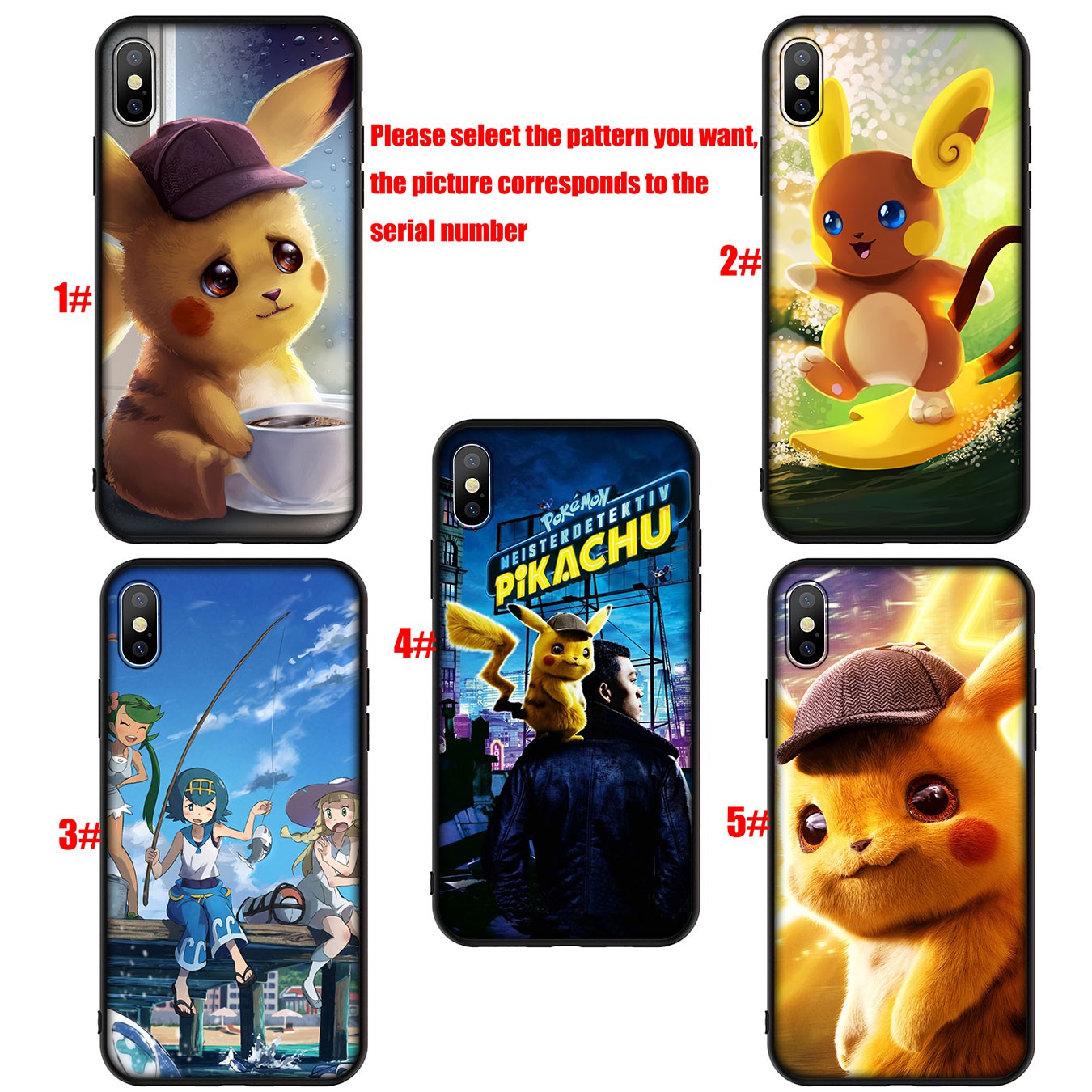 Soft Silicone Samsung Galaxy A9 A8 A7 A6 Plus 2018 S7 Edge M31 A21S Phone Case Pokémon Detective Pikachu cute Casing