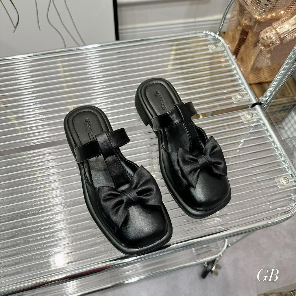 Dép nữ, dép sục phối nơ 2p kiểu mới xinh xắn mã TK79