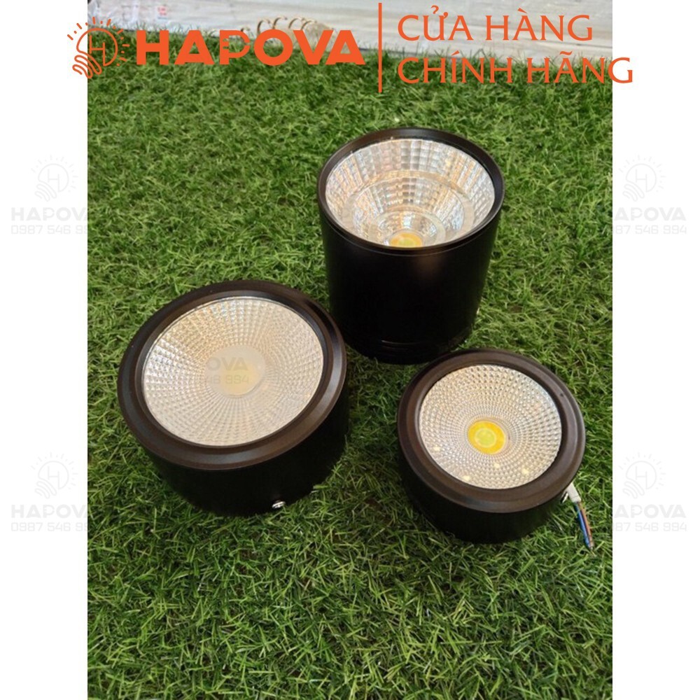 Đèn ống bơ HAPOVA MAZIN DR 0740 Kích thước 100 x100mm 3 màu Ánh sáng
