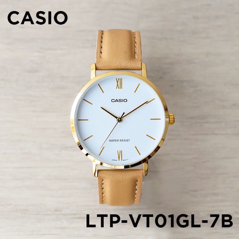 Đồng hồ casio nữ VT01GL-7B chính hãng