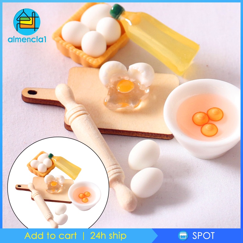 Set 5 Tô Đựng Trứng 1 / 12 Trang Trí Nhà Búp Bê