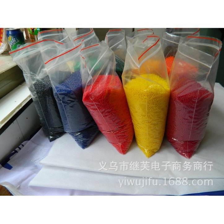 Hạt nở đạn thạch trang trí và làm slime hạt nở gói 500gram 1 màu mã KIV85 N