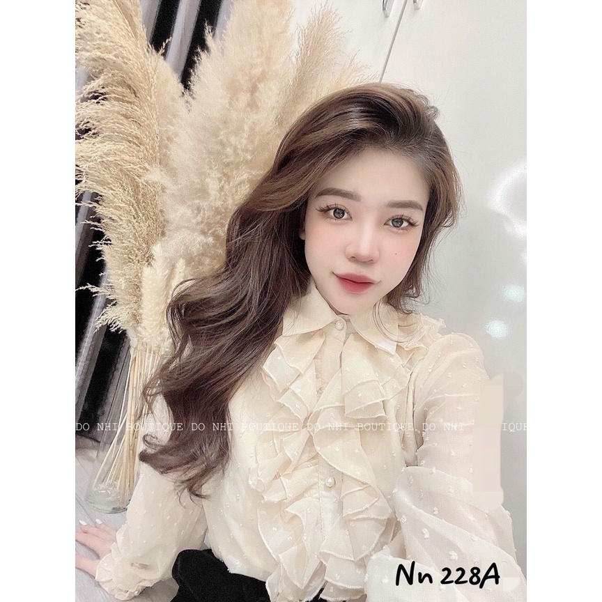 Sơ mi bèo tiểu thư siêu xinh - Chất đẹp