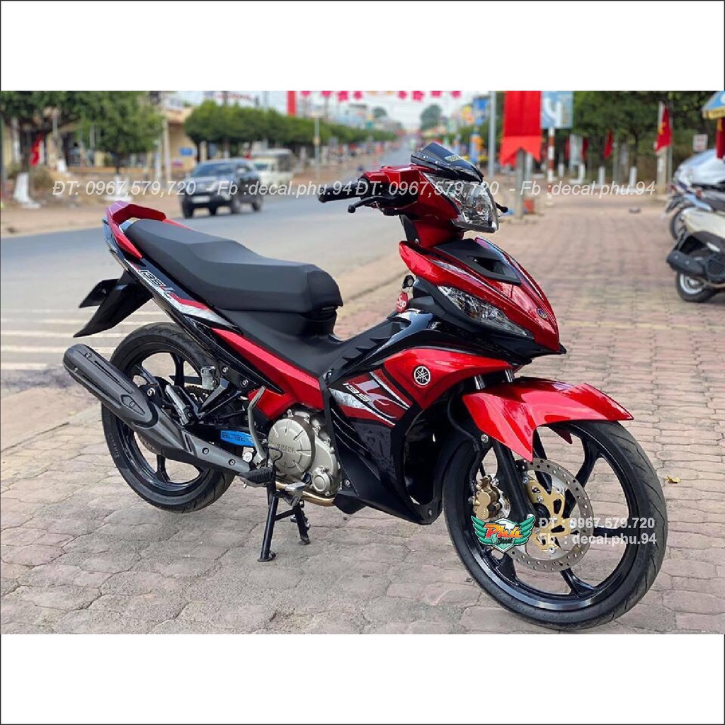 Tem Rời Exciter 135 Lc đỏ đen (B)
