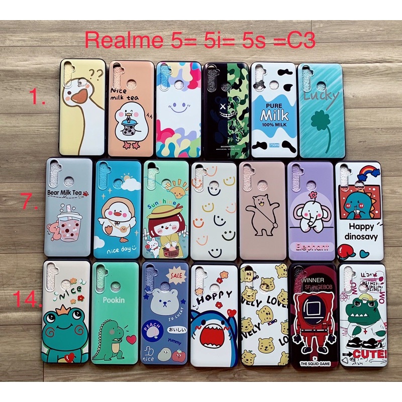 Ốp lưng dẻo Realme 5s - Realme 5i - Realme5 - Realme C3