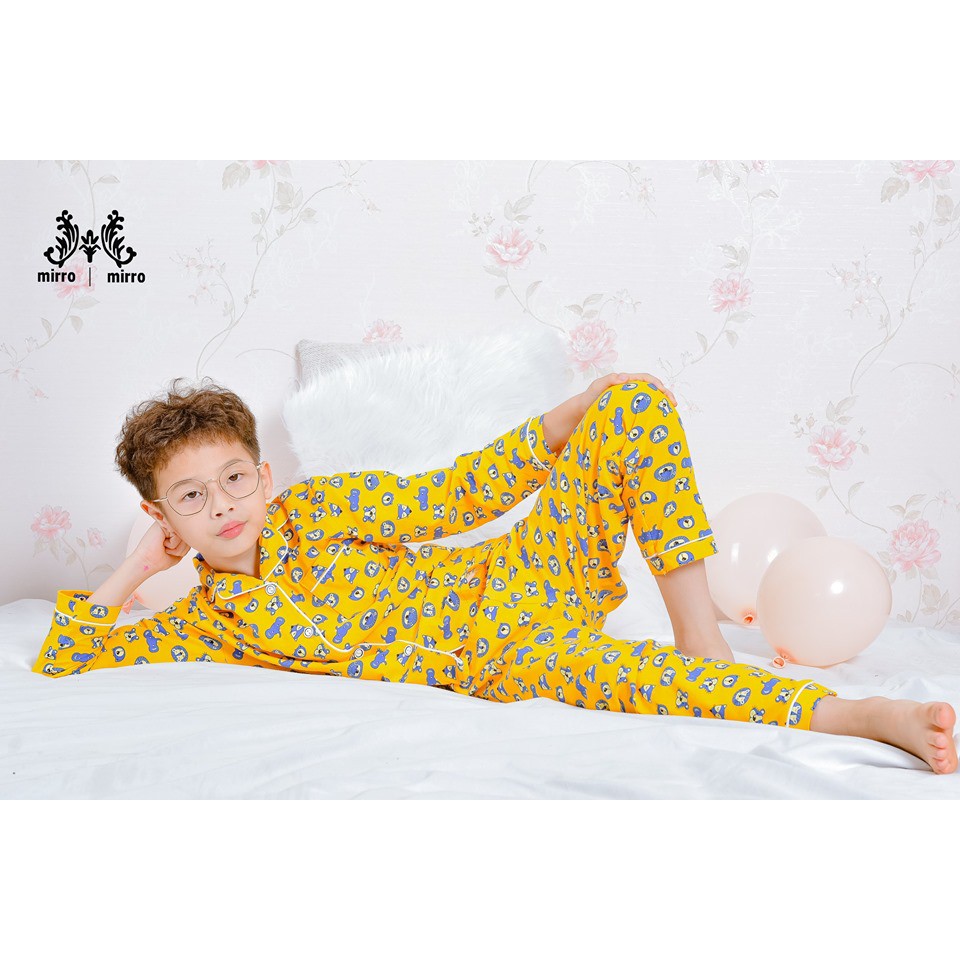 bô đồ Pijama bé trai cotton 4-12 tuổi