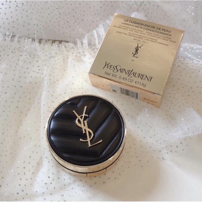 Phấn nước Cushion YSL dòng vỏ da mới nhất Encre De peau luminous matte | BigBuy360 - bigbuy360.vn