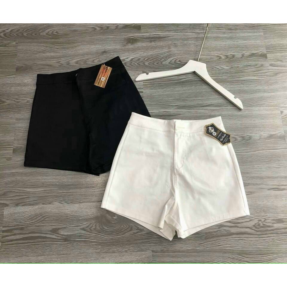 quần short kaki không túi ôm dáng
