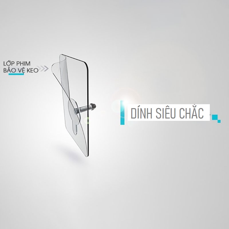 Vít dán tường, đinh vít dính treo các loại kệ lên tường không cần khoan đục