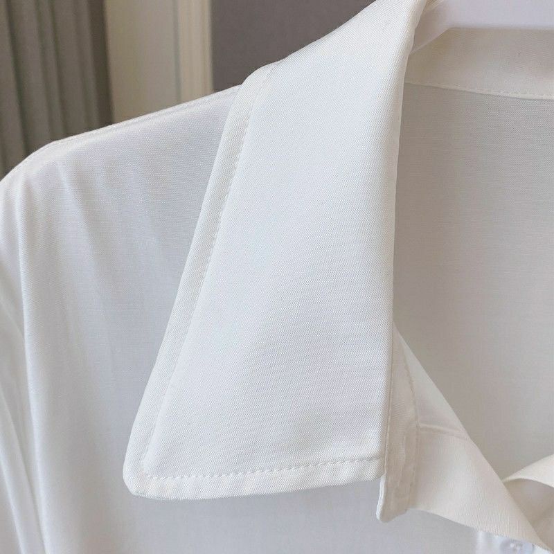 Áo sơ mi nữ kiểu hàn quốc bánh bèo tay điệu bo nhúm LADY SM04 | BigBuy360 - bigbuy360.vn