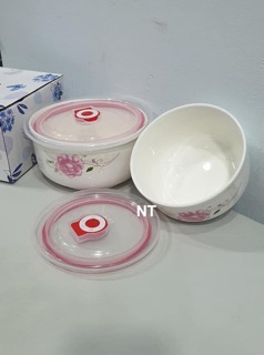 BỘ 2 THỐ SỨ NẮP HÚT CHÂN KHÔNG
