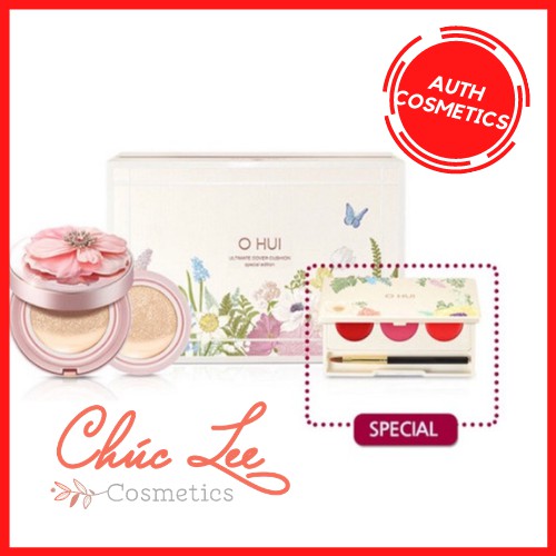 [BILL STORE-NEW 2020] Phấn Nước OHUI Ultimate Cover Cushion Moisture special set phiên bản giới hạn 2020