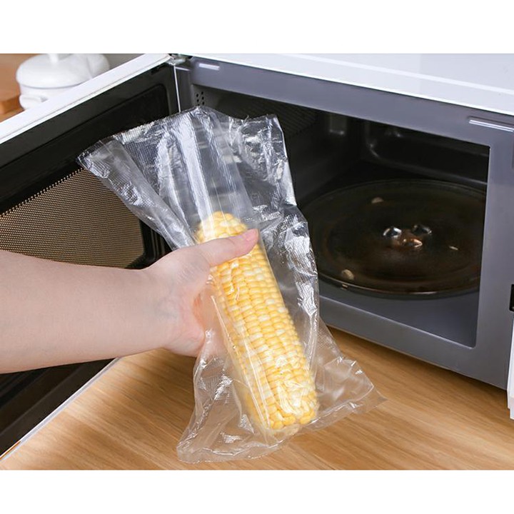 Túi bọc thực phẩm, cuộn túi đựng thực phẩm EcookBag sạch sẽ tự phân huỷ loại 250g, KT 20x30 - LOKING