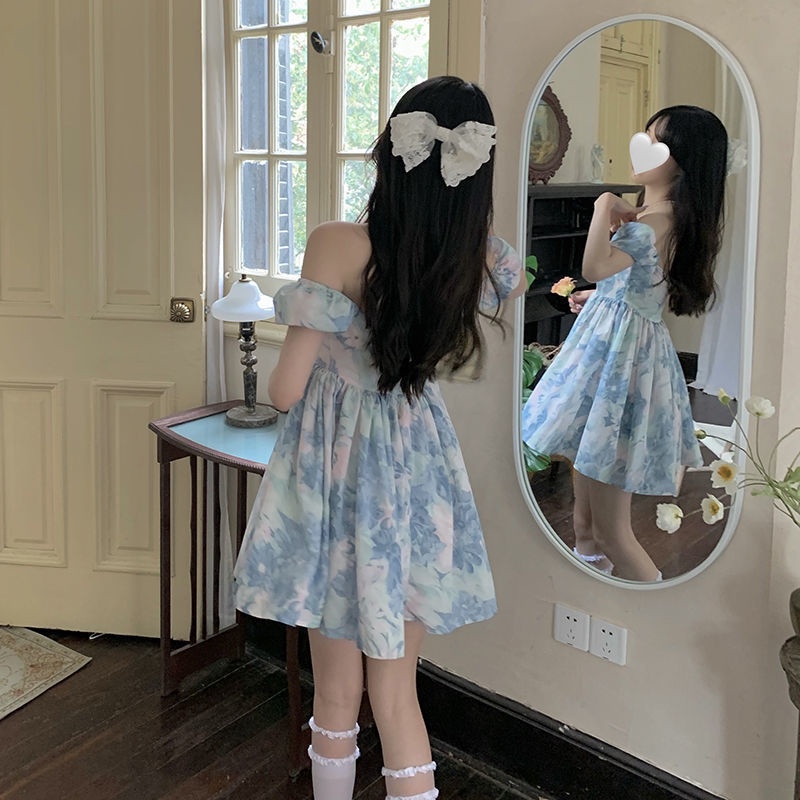 Đầm Tay Phồng Thời Trang Hàn Quốc Chất Lượng Cao