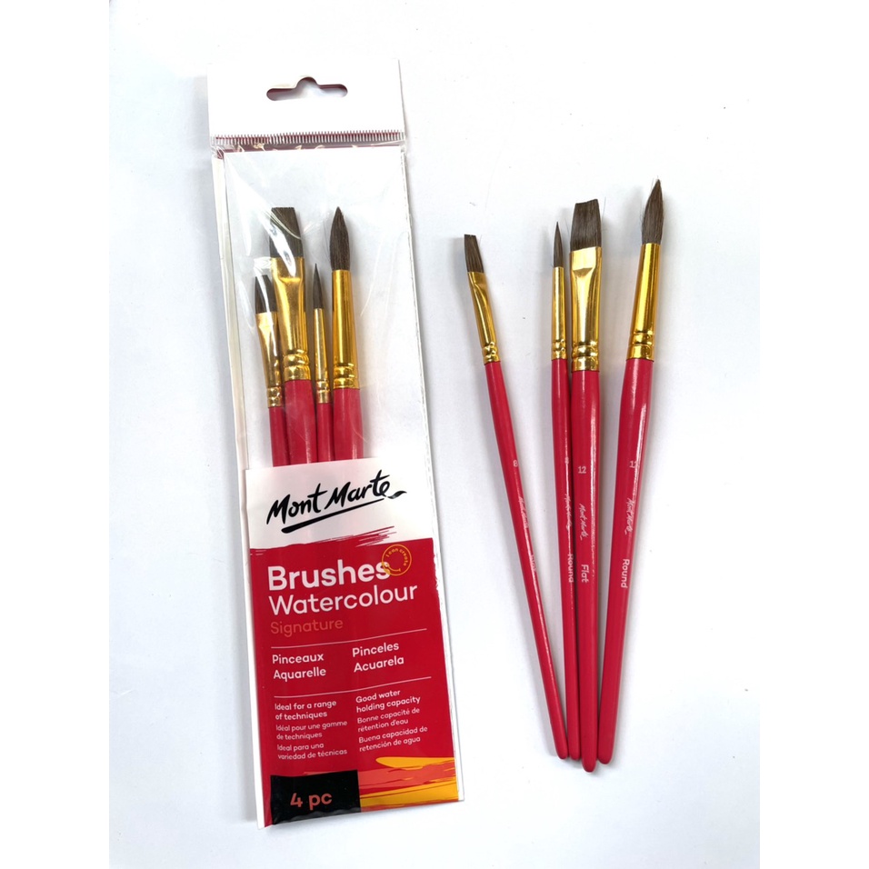 Bộ cọ vẽ Màu nước Mont Marte - Gallery series Brush Set