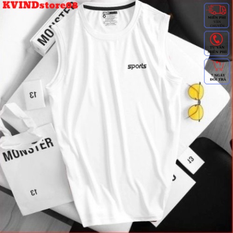 Áo 3 lỗ thể thao nam,áo sát nách chất thun lạnh _KVINDstore08