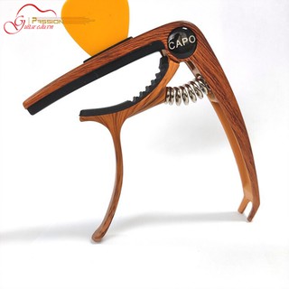Capo guitar acoustic cao cấp thiết kế kèm cậy chốt đàn