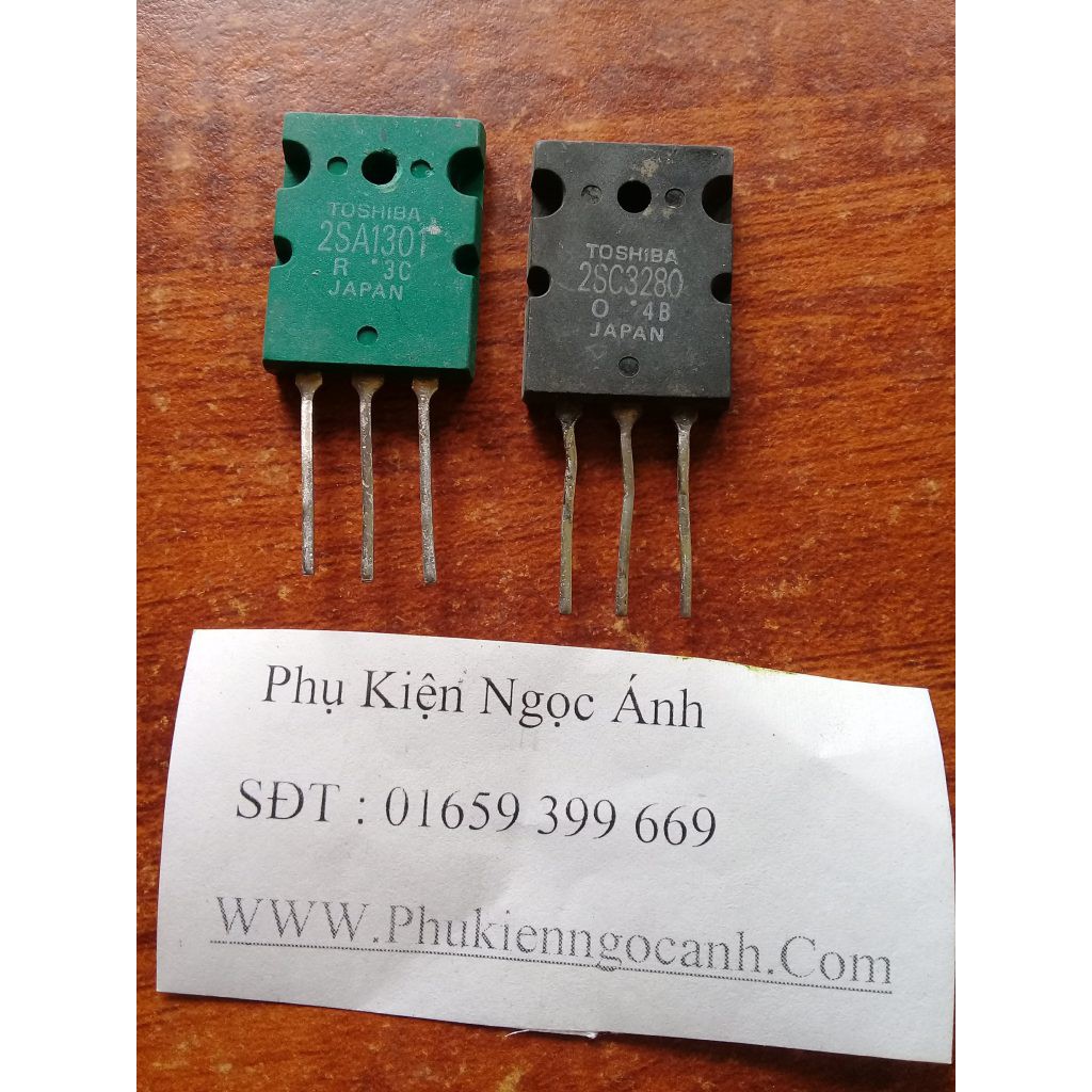 2SA1301 2SC3280 Cặp Sò hai màu đen Tháo máy của Giá 20k/cặp