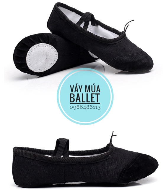 Giày múa màu đen sz 22-44